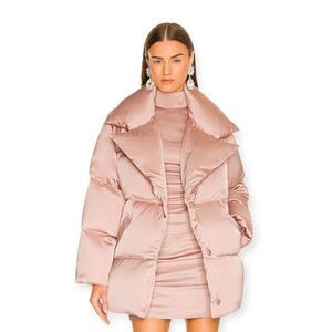 DUNDAS Pink Puffer Jacket